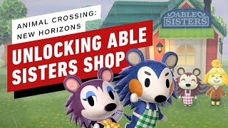Animal Crossing: New Horizons - How to Get the Able Sisters Shop