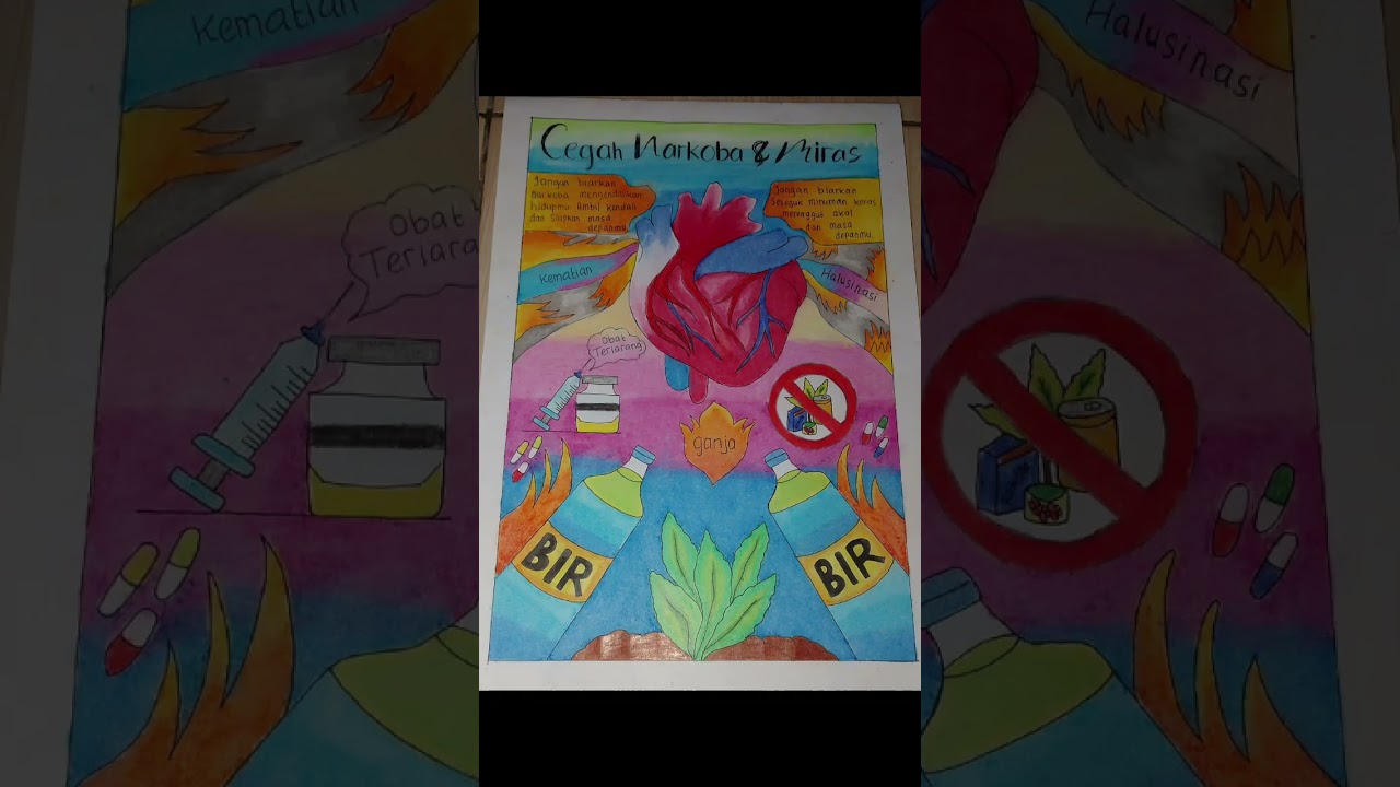 Poster Cegah Miras dan Narkoba