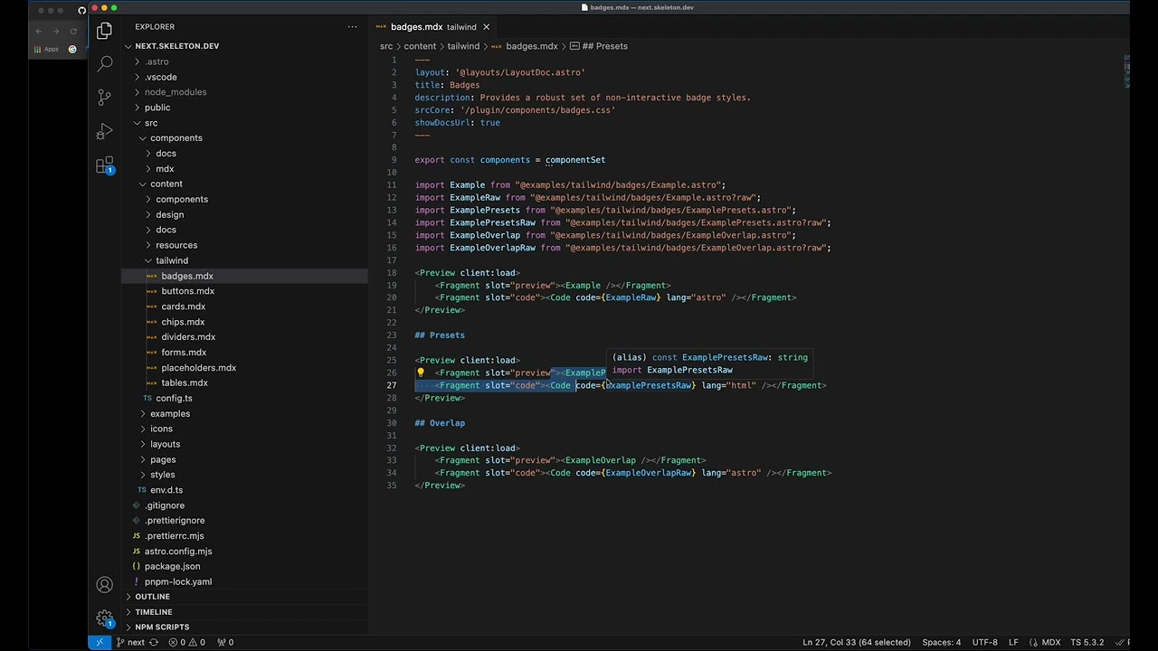 Skeleton Next - Update 3 - Documentation Expansions