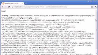Download the video "Beginner PHP Tutorial - 159 - Protecting Email with String to Image Part 3"