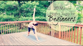 20 Minute Hatha Yoga for Beginners | Gentle Beginners Yoga | ChriskaYoga