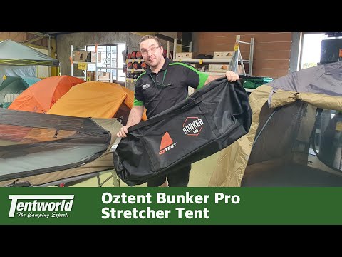 Oztent Bunker Pro Stretcher Tent - Everything You Need In One Great Shelter