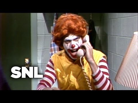 Angry Ronald McDonald - Saturday Night Live