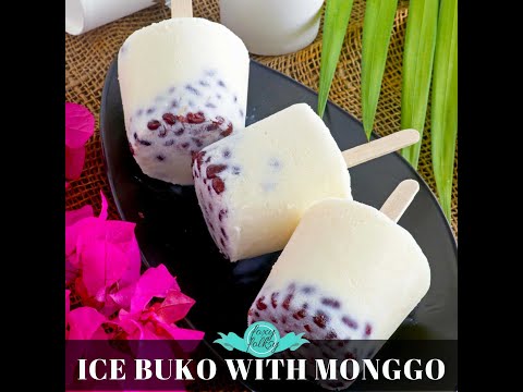 Ice Buko with Monggo | Creamy Coconut Popsicles (Filipino Summer Treat!)