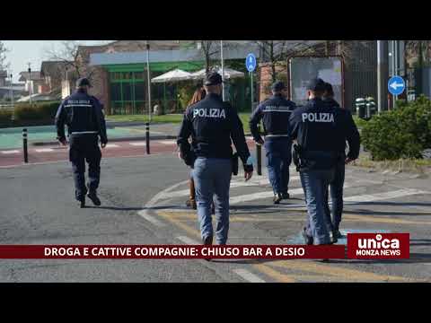 Droga e cattive compagnie, chiuso bar a Desio