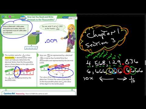 5th Math Envision Chapter 1 Section 3 Part I