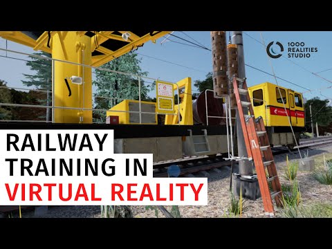 VR Railway Catenary Wire Training | 1000 realities studio