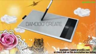 Video thumbnail for Wacom Bamboo Create Pen and Touch Tablet (CTH670) by greatificOSS