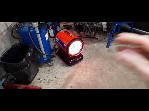 my new Sealey ir20 space heater diesel kerosene