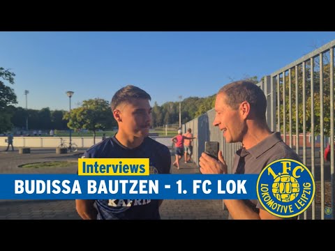 Interviews nach dem Landespokalspiel bei Budissa Bautzen am 10.09.2023
