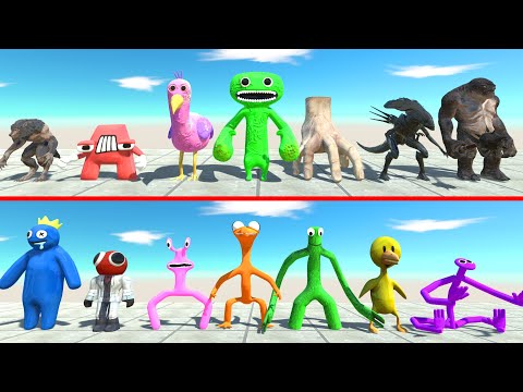 Rainbow Friends Fight Random Team | Who Will Win - ARBS