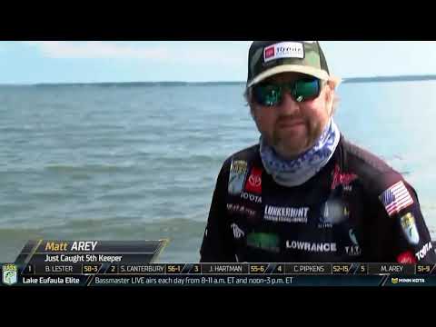 Arey upgrades and scares himself on Eufaula