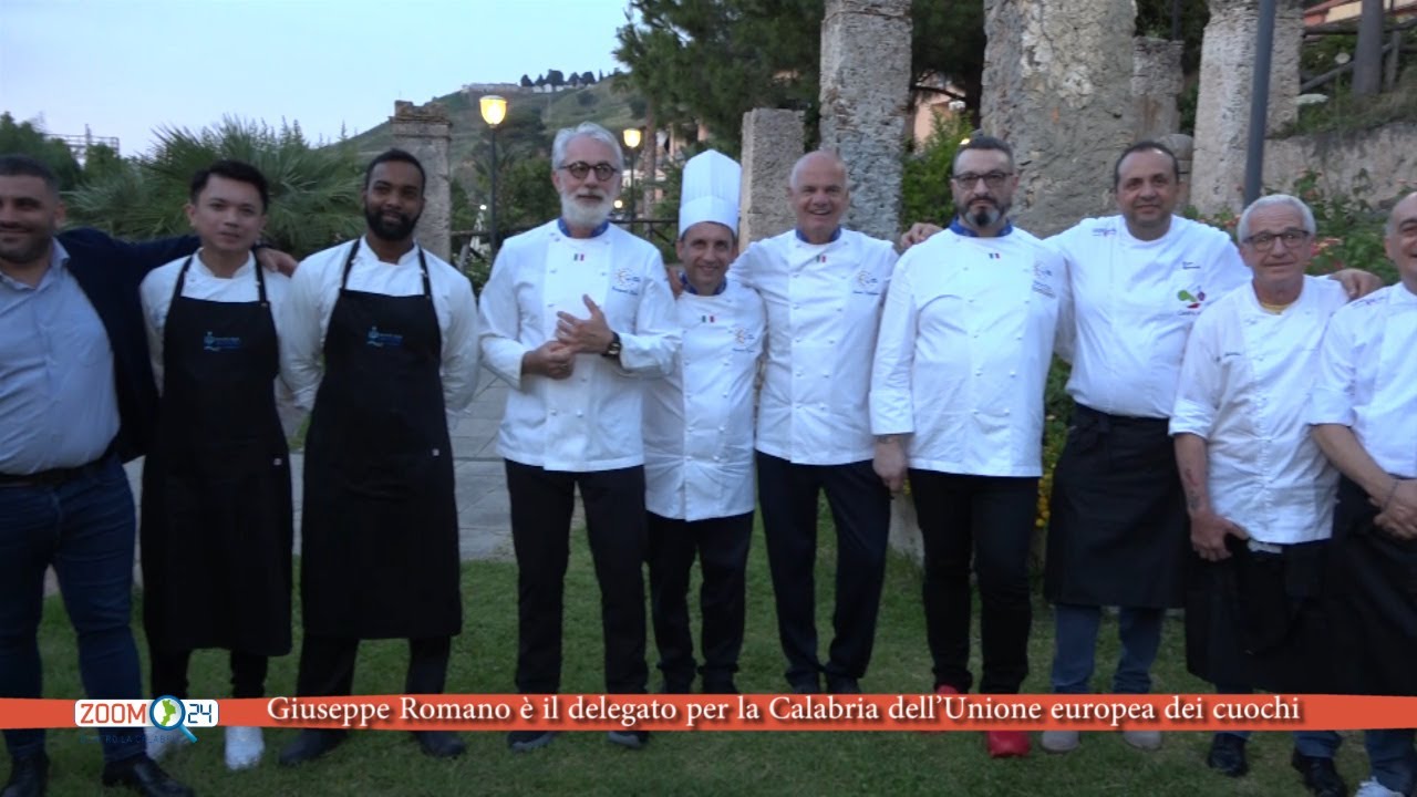 Giuseppe Romano è il delegato per la Calabria dell’Unione europea dei cuochi (VIDEO)