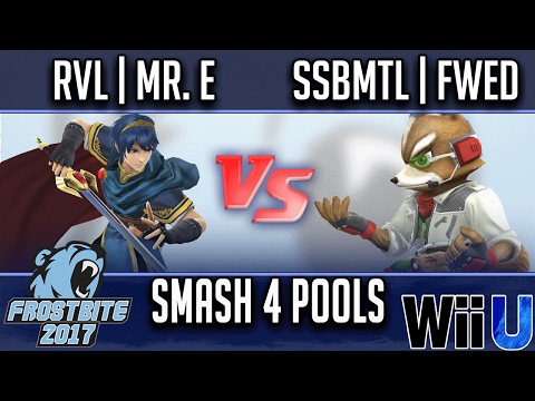 Frostbite 2017 SMASH 4 POOLS - RvL | Mr. E (Marth) vs SSBMTL | Fwed (Fox)