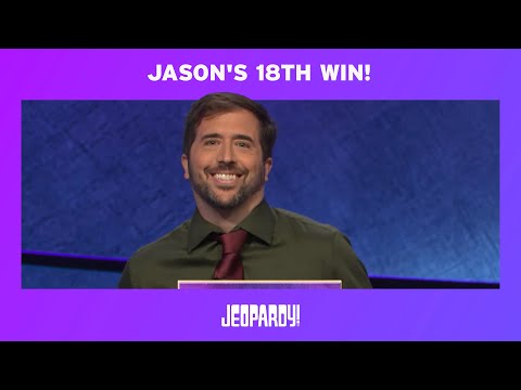 Jason's 18th Win! | JEOPARDY!