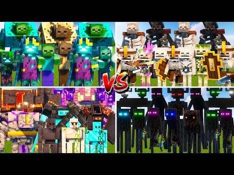 EPIC Minecraft Mob Battle - Foxy Craft Tournament!