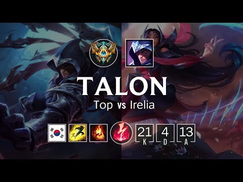 Talon Top vs Irelia - KR Challenger Patch 8.24