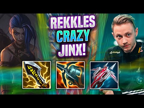 REKKLES CRAZY GAME WITH JINX! - KC Rekkles Plays Jinx ADC vs Vayne! | Season 2022