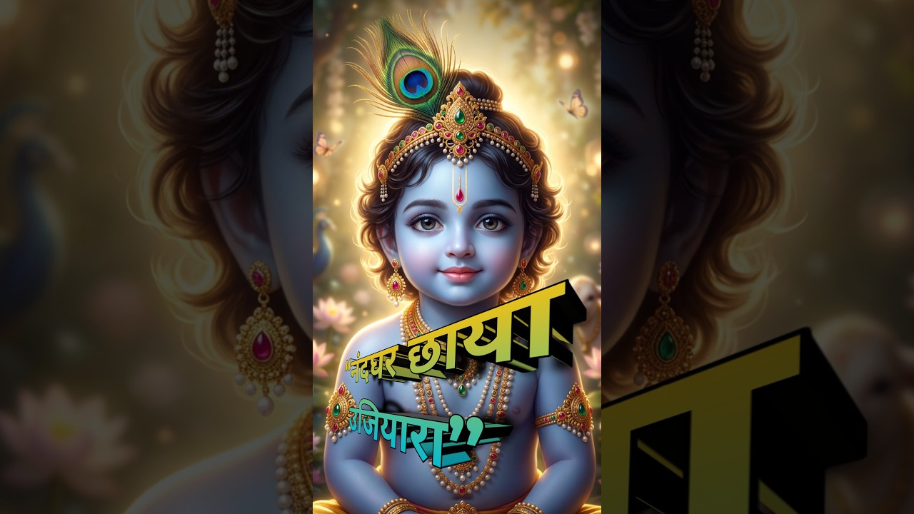 “ये सिर्फ जन्म नहीं… प्रेम का आगमन था ❤️💙 | Krishna Janmashtami”