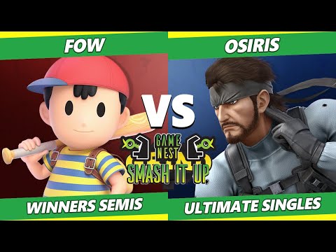 Smash It Up 27 Winners Semis - Osiris (Snake, Joker) Vs. FOW (Ness) SSBU Ultimate Tournament