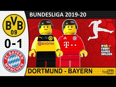 Borussia Dortmund vs Bayern Munich 0-1 • Bundesliga 2019/20 • All Goals Highlights Lego Football