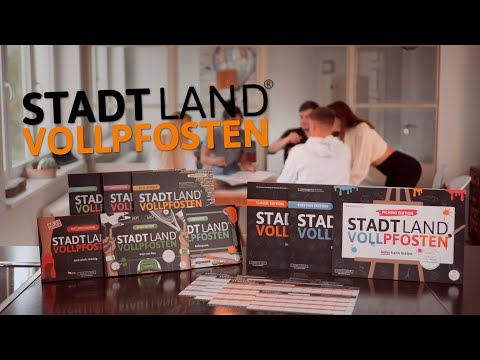 Stadt Land Vollpfosten- Classic Edition A4 ab 12