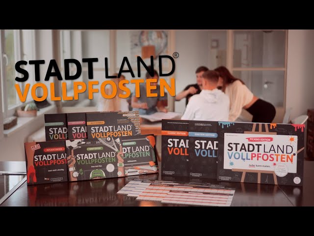 Vidéo teaser pour STADT LAND VOLLPFOSTEN - Alle Editionen | DENKRIESEN