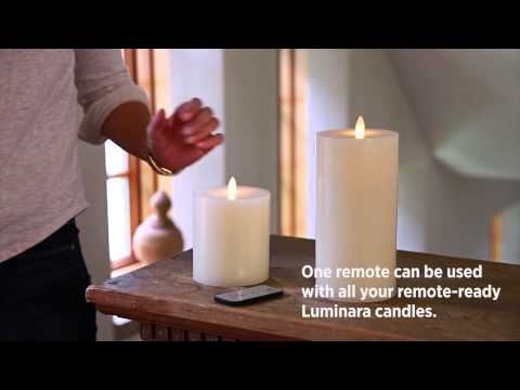 YouTube video about: How to use luminara remote control?