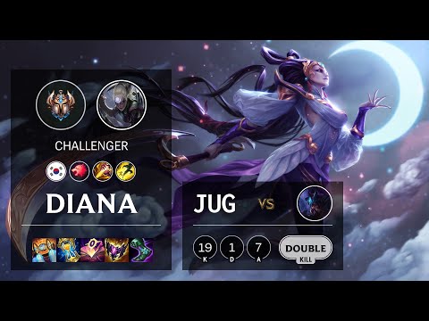 Diana Jungle vs Rek'Sai - KR Challenger Patch 11.24b
