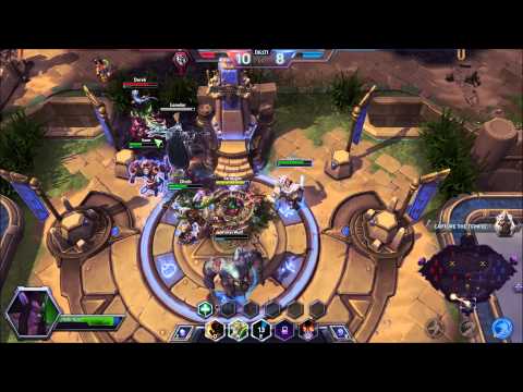 [Heroes of Storm] Rank 31 illidan Sky Temple nice turn around