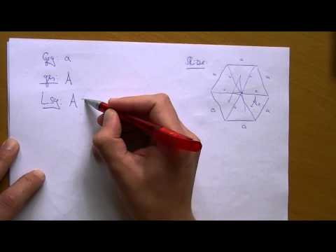 Flächeninhalt - regelmäßiges Sechseck