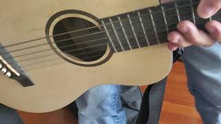 Video thumbnail for Martin LXME little Martin travel acoutic guitar with Fishman pickup 5 year review by CYRW