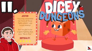 DICEY DUNGEONS | PART 11 | SECRET CHARACTER JESTER!? | BLIND