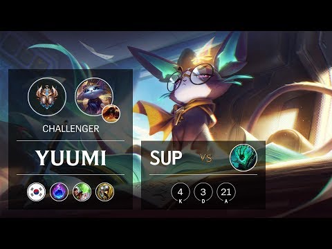 Yuumi Support vs Thresh - KR Challenger Patch 9.22