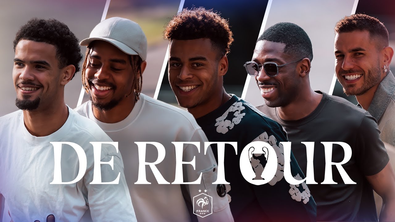 Avec les CHAMPIONS D'EUROPE à Clairefontaine