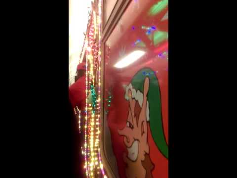 Santa Train on the CTA (Santa is coming to town)