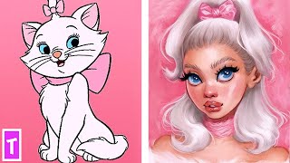 Disney Animal GLOW UP Reimagined As Humans