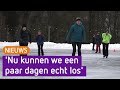 Schaatskoorts breekt los op Arnhemse ijsbaan