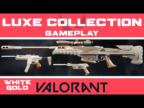 VALORANT Luxe Skins GAMEPLAY | Gold: Level 4 Chroma | Luxe Collection Skin Showcase