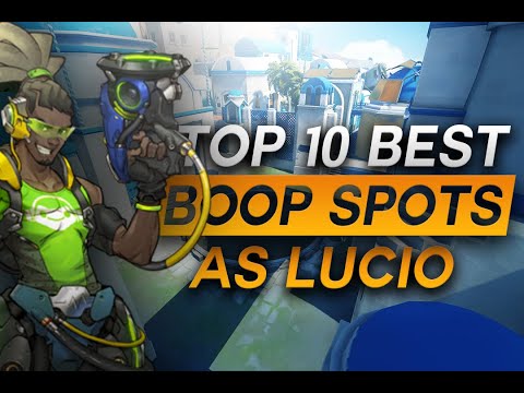 Top 10 Best Lucio BOOP Spots Tips & Tricks (Overwatch Beginner Guide) NeonAirGaming