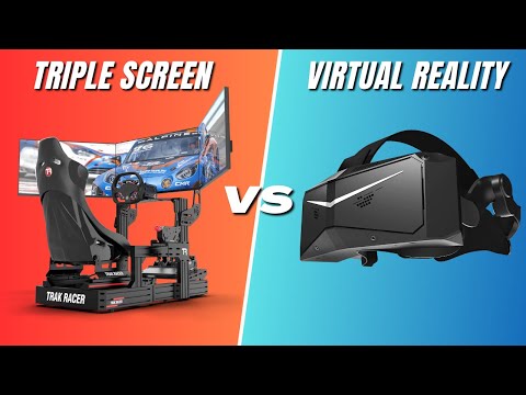 Which is BETTER for Sim Racing? Triple Monitors vs. VR Comparison