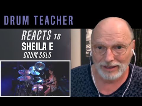Drum Teacher Reacts to Sheila E - Drum Solo