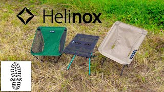 Ultraleichte Outdoor-Möbel von Helinox ( Chair Zero, GroundChair, Table one )