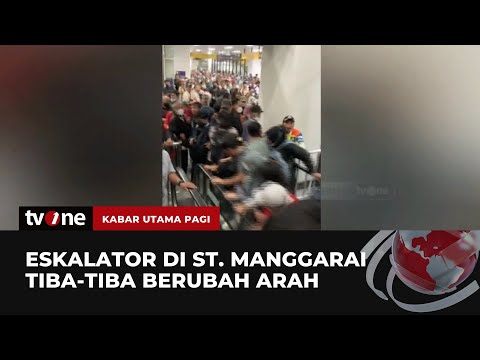 Horor, Detik-Detik Insiden Eskalator di Stasiun Manggarai | Kabar Utama Pagi tvOne