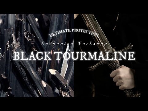☾. ° BLACK TOURMALINE˚✩ // ultimate protection + cleanse [Crystal Series]