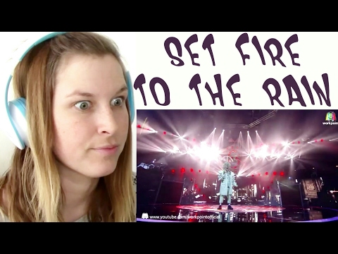 THE MASK SINGER - SET FIRE TO THE RAIN | REACTION