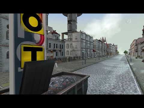 iclone straight road animation with buildings