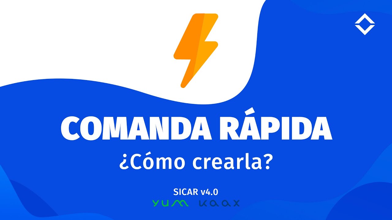 3.- ¿Cómo crear una COMANDA RÁPIDA?
