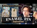How to Make Enamel Pins & Where to Get Pins Made (Plus My Collection)