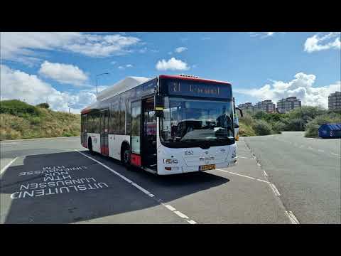 HTM lijn 21: Scheveningen Noord - Vrederust | Omleiding | HTM 1053 | 2022